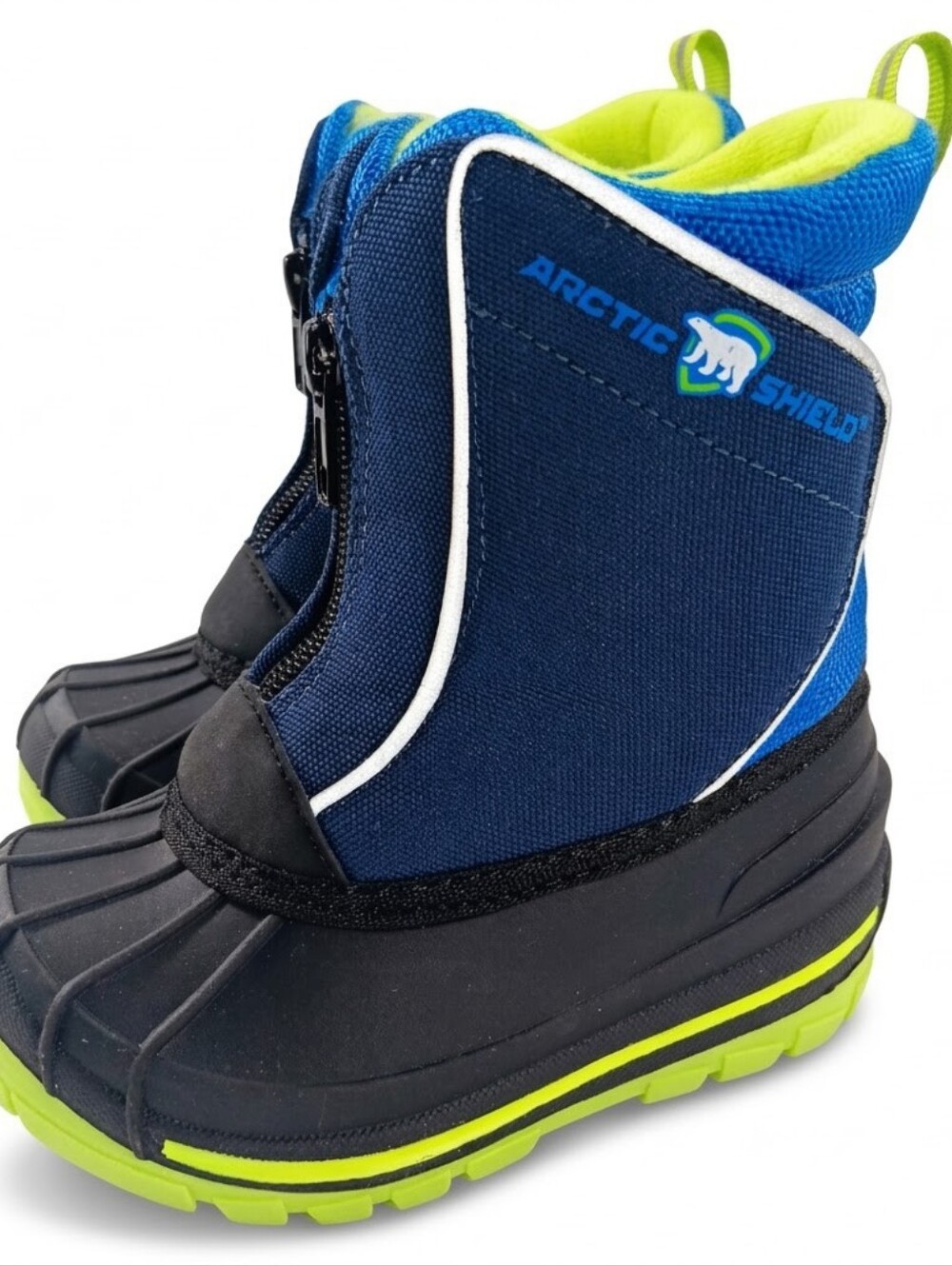 Arctic Shield Snow Boots Kids Sz 7 Blue Insulated Winter Boots Waterproof Warm